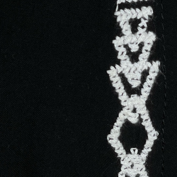 Love Tree Happens Open Tribal/Western Embroidered Kimono w/ Fringe Tassels Large - Picture 14 of 16